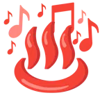 musical notes + hot springs