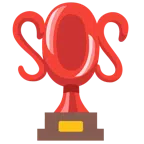 Pokal + SOS-Zeichen