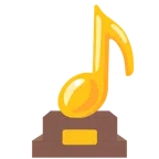 Pokal + Musiknoten