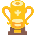 Pokal + schwache Batterie