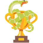 งู + ถ้วยรางวัล