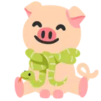 งู + หน้าหมู