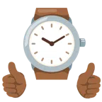 pollice in su + orologio