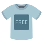t-shirt + pulsante FREE
