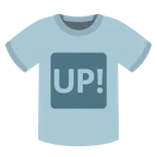 t-shirt + pulsante UP!