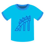 t-shirt + montagne russe