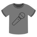 t-shirt + microfono