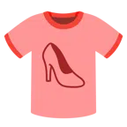 t-shirt + scarpa con il tacco
