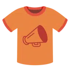 t-shirt + megafono