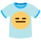 t-shirt + faccina inespressiva