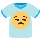 t-shirt + faccina contrariata