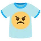 t-shirt + faccina arrabbiata