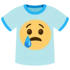 t-shirt + faccina che piange