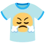t-shirt + faccina che sbuffa