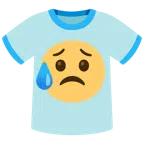 t-shirt + faccina delusa ma sollevata