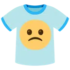 t-shirt + faccina leggermente imbronciata