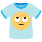 t-shirt + faccina con occhi al cielo