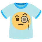 t-shirt + faccina con monocolo