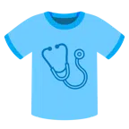 t-shirt + stetoscopio