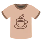 t-shirt + bevanda calda