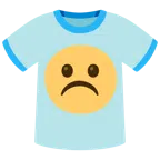 t-shirt + faccina imbronciata