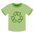 t-shirt + simbolo del riciclaggio