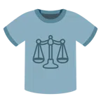t-shirt + bilancia a doppio piatto