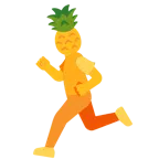 but do biegania + ananas