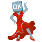 but na wysokim obcasie + przycisk OK