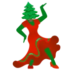 Stöckelschuh + Nadelbaum