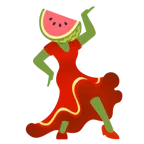 Stöckelschuh + Wassermelone