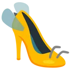 Stöckelschuh + Biene