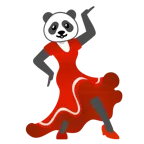 Stöckelschuh + Panda