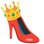 Stöckelschuh + Krone