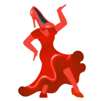 high-heeled shoe + high-heeled shoe