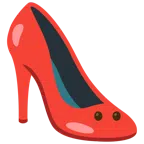 Stöckelschuh + Gesicht ohne Mund