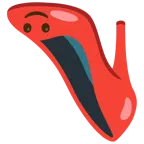 Stöckelschuh + umgekehrtes Gesicht