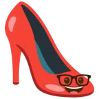 Stöckelschuh + Strebergesicht