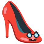 Stöckelschuh + verkleidet
