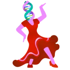 Stöckelschuh + DNA