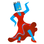 Stöckelschuh + Gepäck