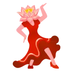 Stöckelschuh + Lotusblüte