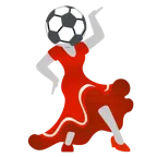 Stöckelschuh + Fußball