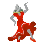 Stöckelschuh + Berg