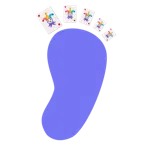 impronta di piedi + jolly