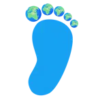 impronta di piedi + Europa e Africa