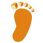 impronta di piedi + pane in cassetta