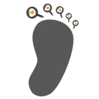 impronta di piedi + cucinare