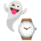fantasma + orologio