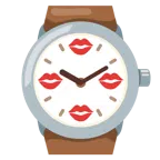 impronta della bocca + orologio